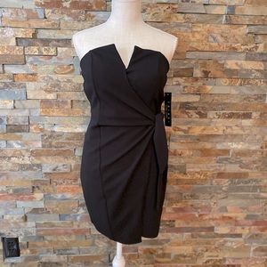 ▪️TRIXXI▪️BLACK STRAPLESS DRESS- XLARGE